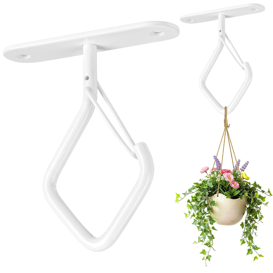 MEILIDY ceiling plant hook with safety buckle for secure indoor use.