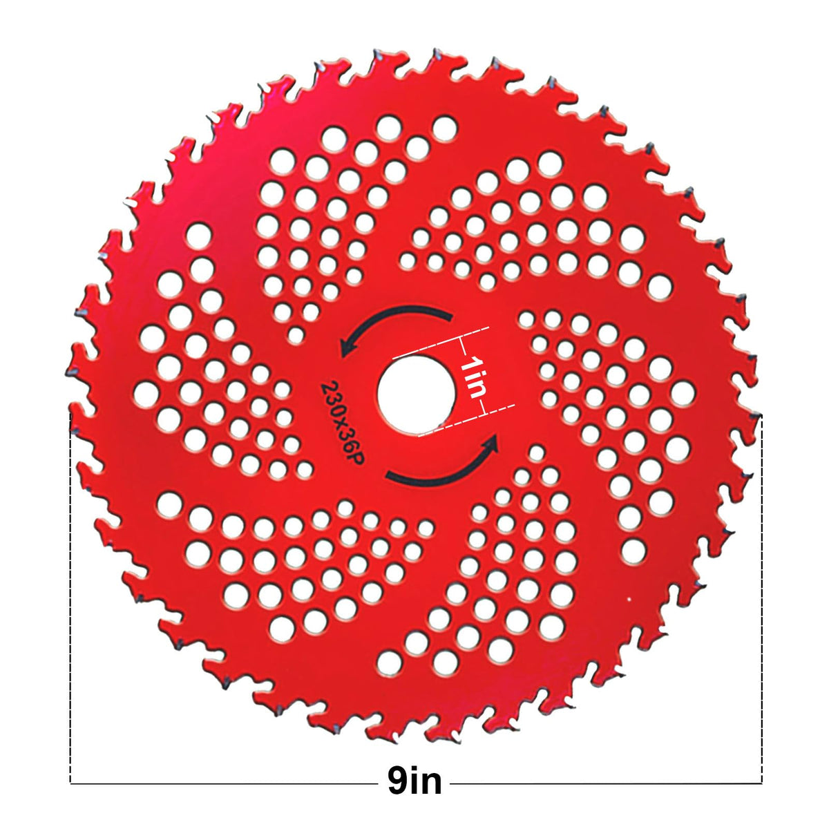 MEILLYOCEAN 10-inch carbon steel blade for heavy clearing tasks