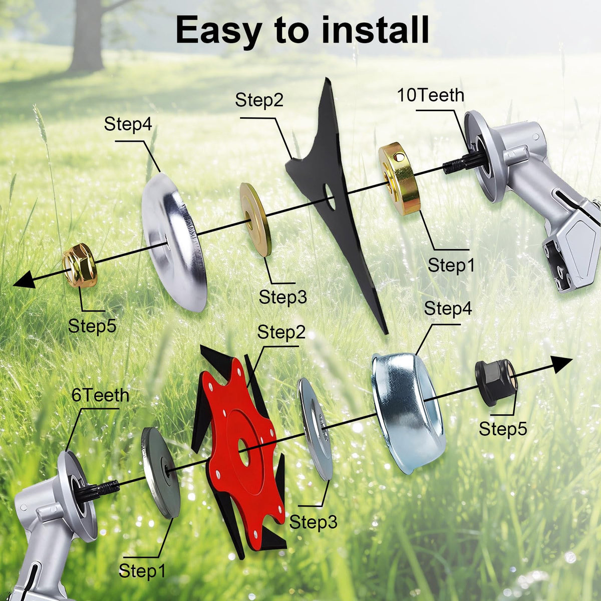 Meillyocean dual cutting options for precision trim and tougher clearing