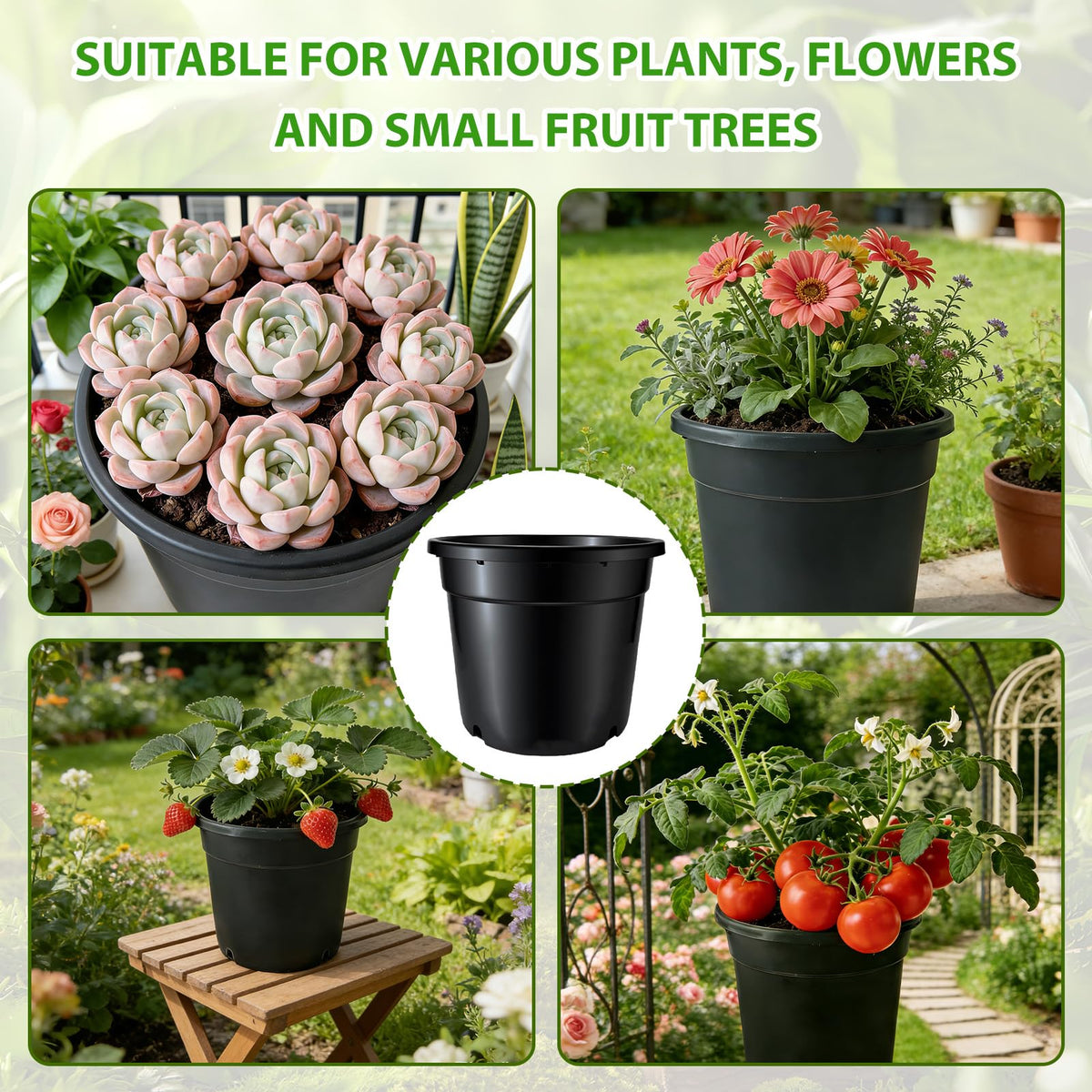 Mejenyy 5-gallon pot pack indoor outdoor use at a glance.