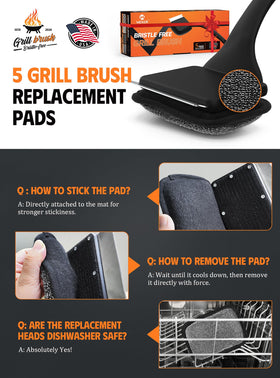 MEKER barbecue scrubber pad gift-ready for outdoor cooks.