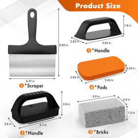 MEKER flat-top kit with multiple tools ready for deep clean.