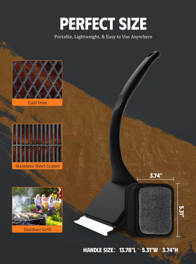 MEKER steam cleaning technology helps loosen tough grime.