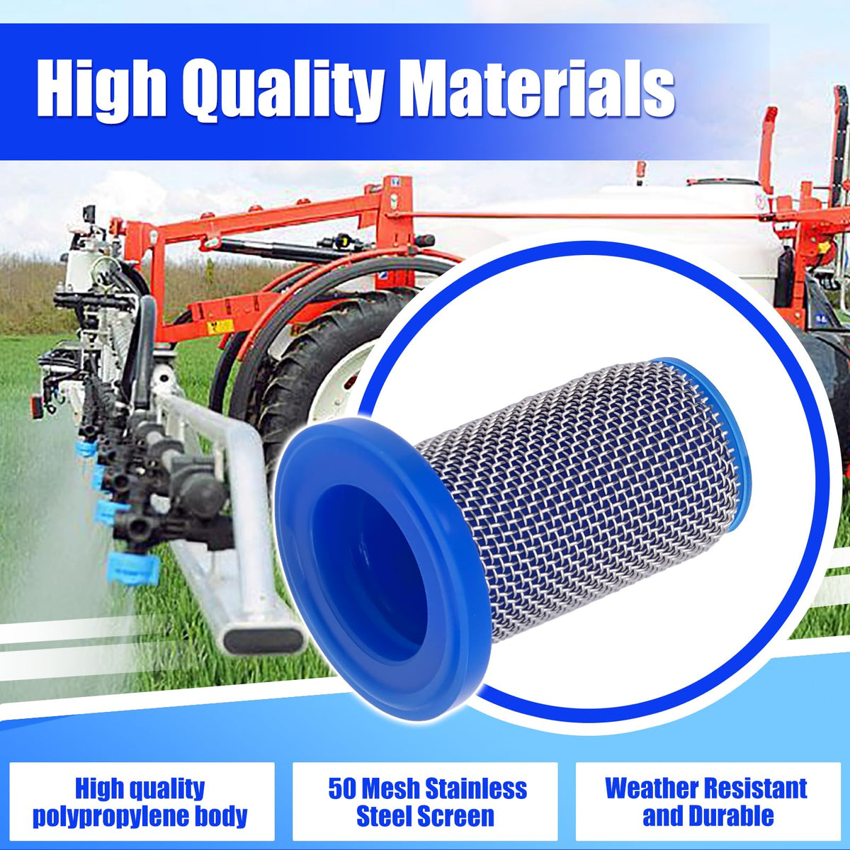 Includes 5 pieces for versatile installation across multiple spray heads.