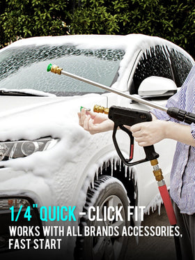 MEKOH Easy-pull trigger ergonomic handle for extended cleaning sessions.
