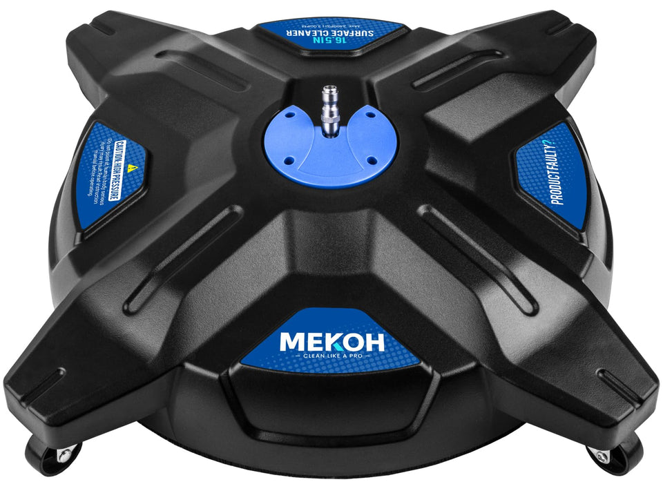 MEKOH surface cleaner gliding over a driveway for efficient cleaning