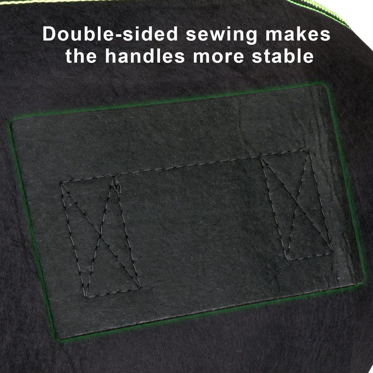 MEKOLIFE sturdy handles enable easy moving of fully loaded bags.