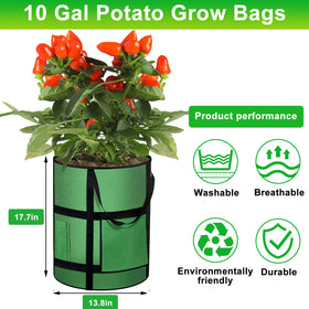 MEKOLIFE surround handles for easy lifting when bag is full
