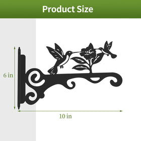 mekpiwu bird pattern wall hook provides sturdy outdoor mounting for feeders and lanterns