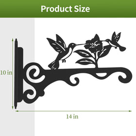 mekpiwu sturdy bracket supports hanging lanterns, chimes, and baskets