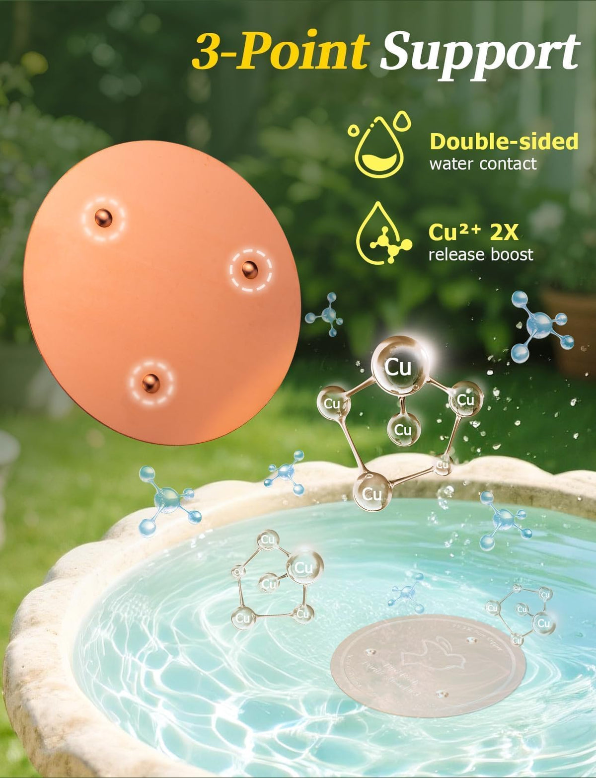 Mellbree disk withstands weather, maintaining performance outdoors year-round