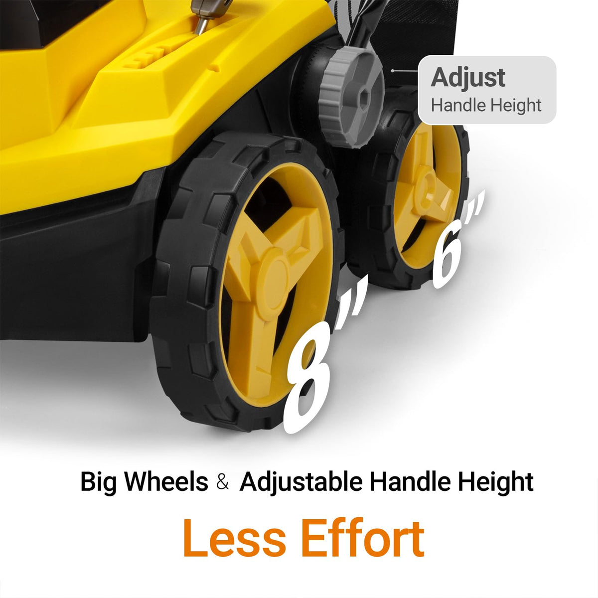 Mellif safety features prevent accidental starts for peace of mind.