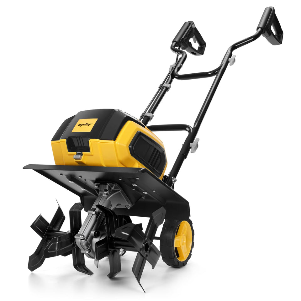 Mellif tiller with foldable design for compact storage and easy transport