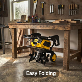Mellif tiller safety lock protects user and battery during operation