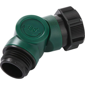 Melnor 15108 swivel connector hose with 180-degree pivot for easy watering