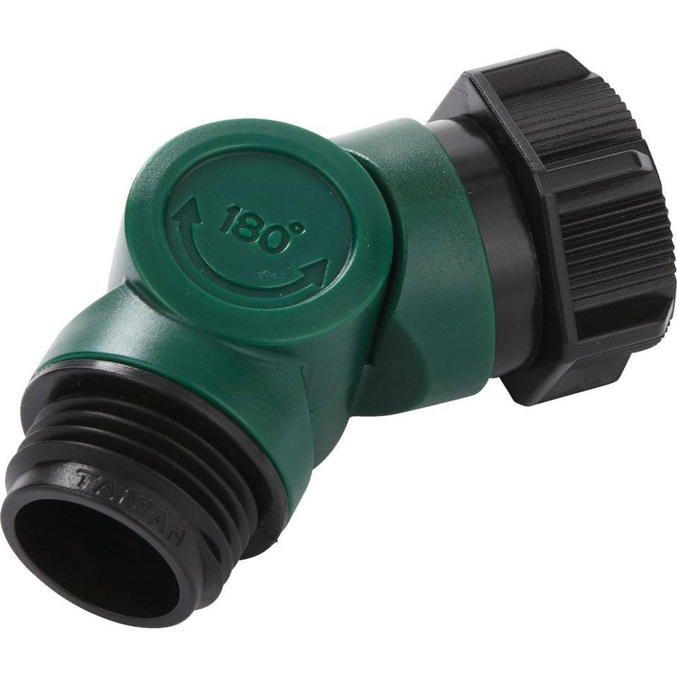 Melnor 15108 swivel connector hose with 180-degree pivot for easy watering