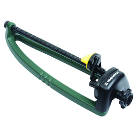 Melnor 65049-AMZ quick connect adapter attached to hose end for fast setup