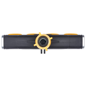 Melnor 65135AMZ with metal hose threads for secure attachments.