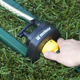 Melnor 65151AMZ precision nozzles providing even watering across 3,000 sq ft.