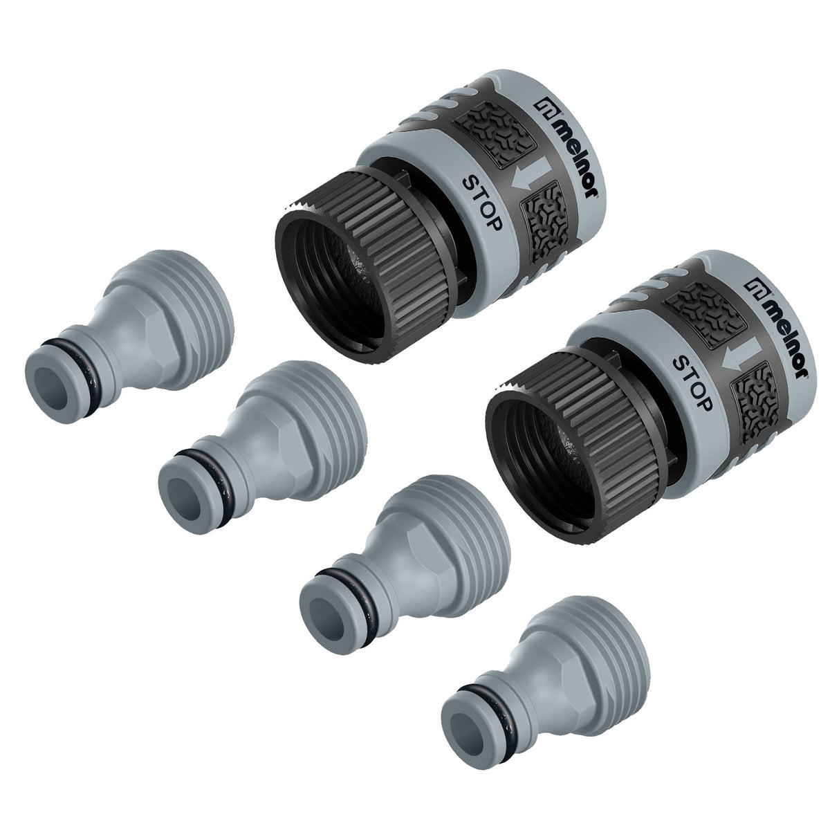 Melnor 65175AMZ QuickConnect starter set bundle enables fast tool switching during watering