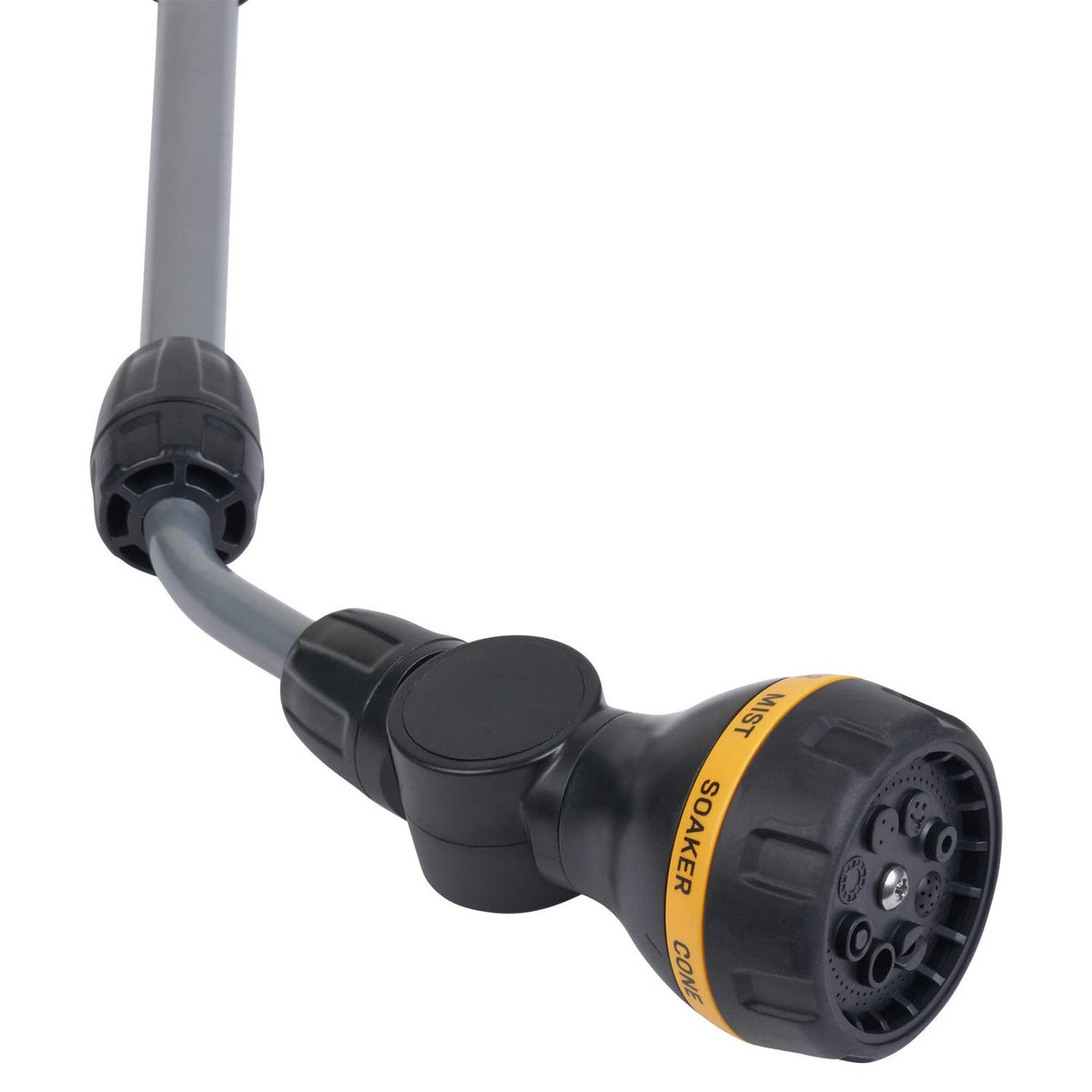 Melnor RelaxGrip 8-pattern selector showcases versatile watering options for flowers and soil