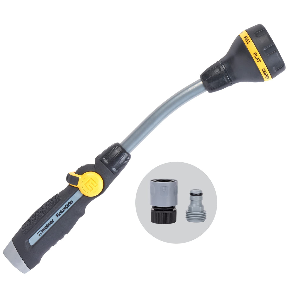 Melnor RelaxGrip 8-pattern wand for versatile watering options in beds and pots