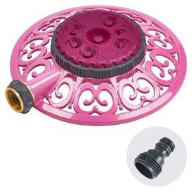 Melnor Sprout metal 8-pattern sprinkler for versatile yard coverage.