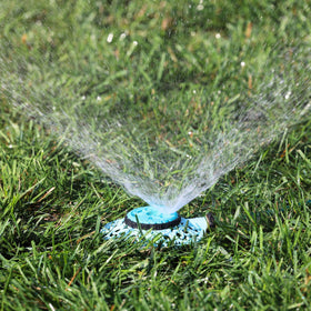 Melnor Sprout Rotary watering patterns support efficient coverage.