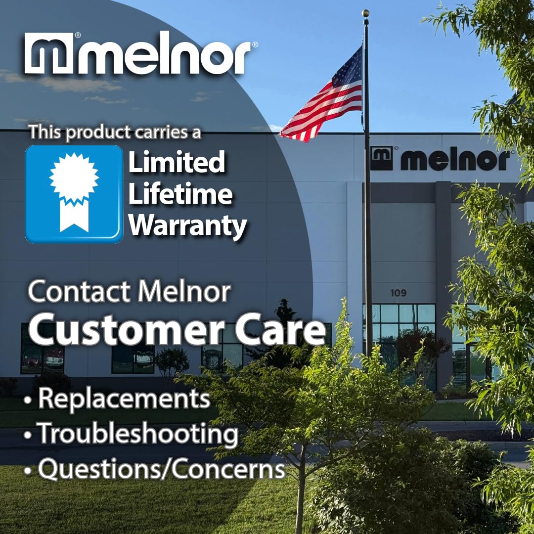 Melnor threaded-tip accessories with protective cover simplify adding tools and protecting tips.