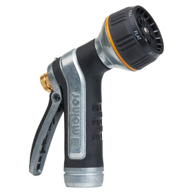 Melnor XT451 heavyweight metal nozzle with slip resistant grip for comfortable watering