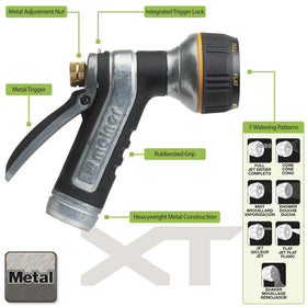 Melnor XT451 seven-pattern nozzle lets you tailor spray for plants or cleaning tasks