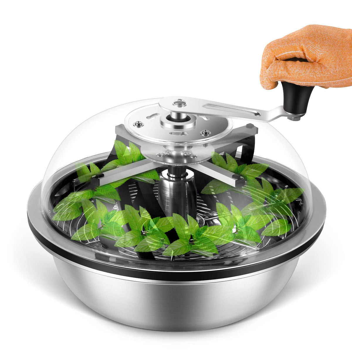 MelonFarm leaf bowl trimmer with clear dome for precise trimming
