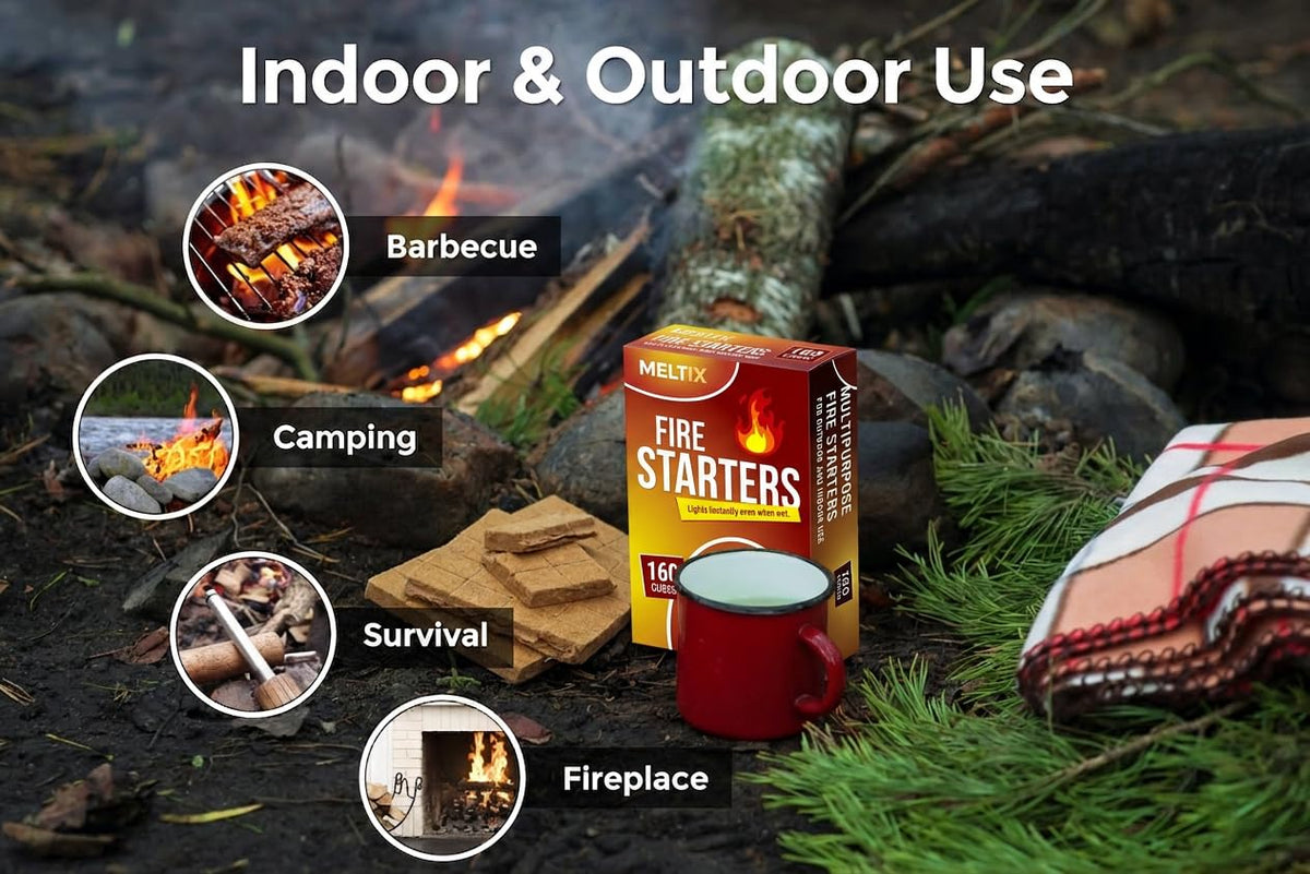MELTIX cubes ideal for wood stoves and home heating back-ups