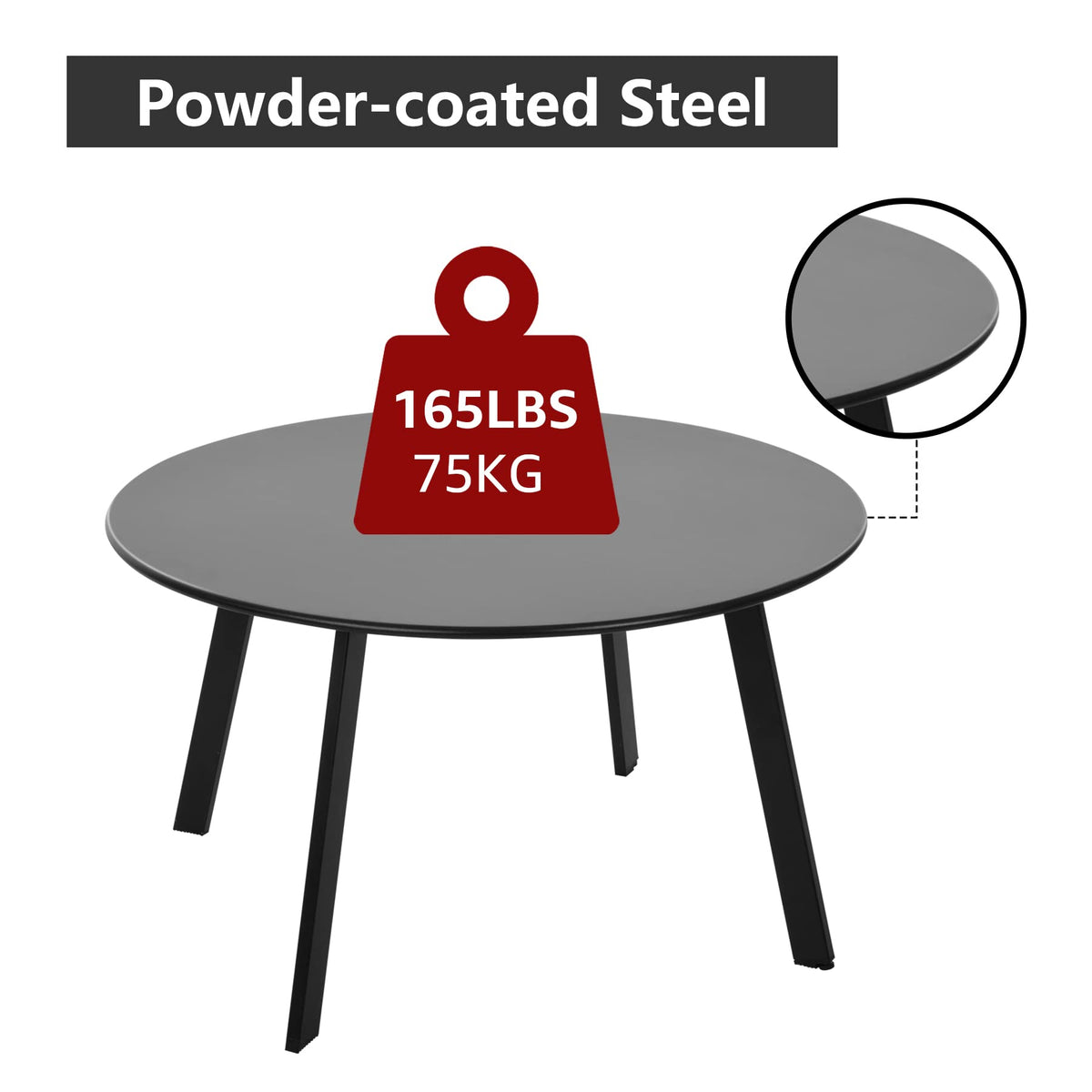 Meluvici side table adjustable feet help level on uneven surfaces