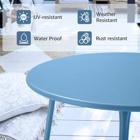 Meluvici table used outdoors on balcony for small gatherings