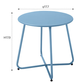 Meluvici lightweight blue table ideal for portable outdoor use