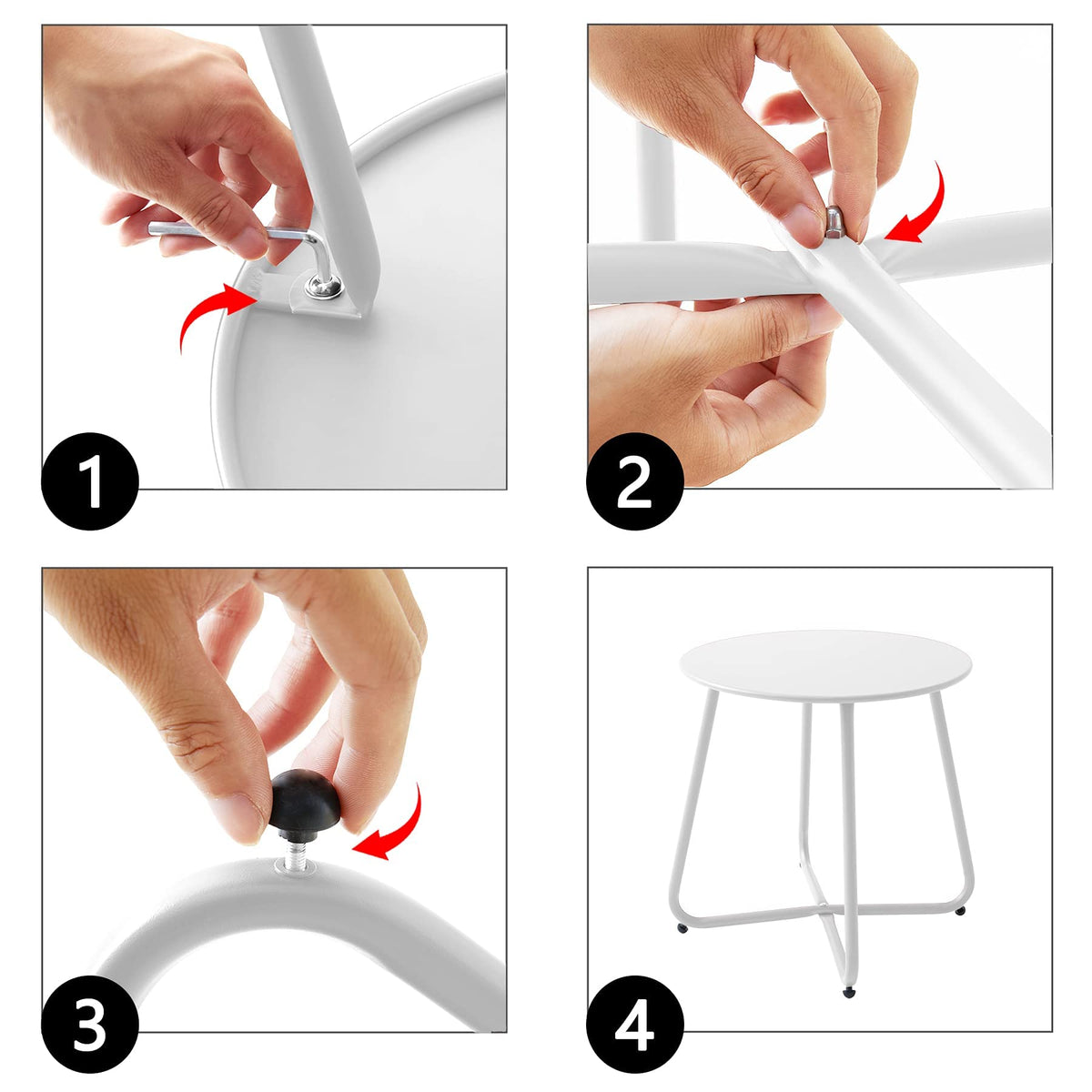 Meluvici simple design complements any decor and easy cleaning.