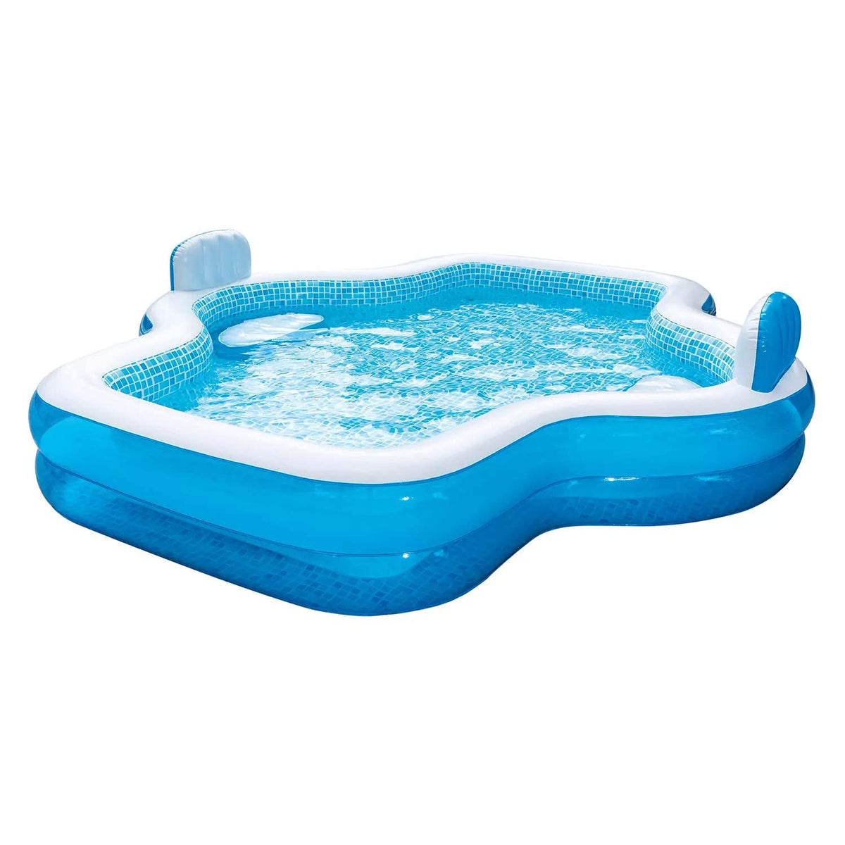 Members Mark Elegant Family Pool with two air cushioned backrests for comfy lounging