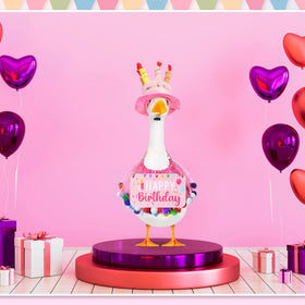 Memorywuu tutu skirt adds color and size to the goose costume for fun.