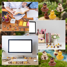 Memorywuu poolside resin duck adds playful accents to outdoor gatherings.