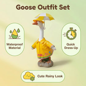 Memxike Easter and spring porch goose outfits brighten seasonal celebrations