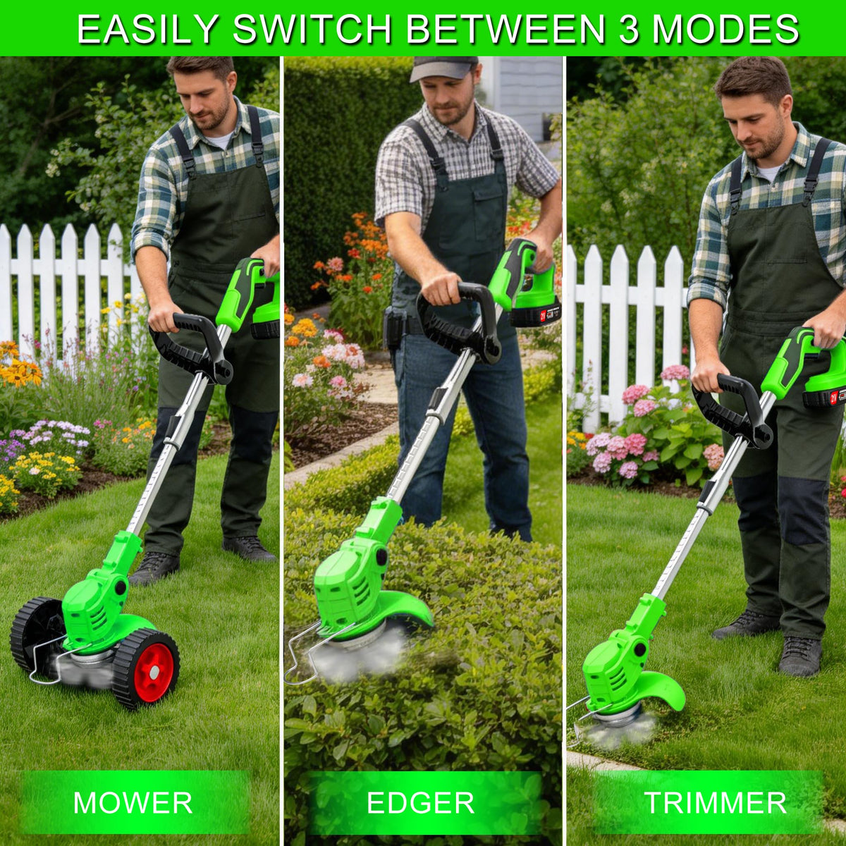 Mengquyoupin multi blades set handles grass, weeds, and hedges