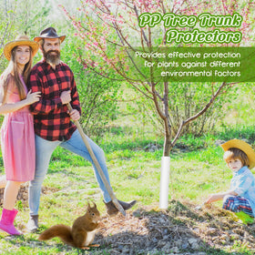 Menkxi deer-rodent protection wrap white guards trees during windy seasons