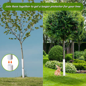 Menkxi plastic tree bark guards waterproof for outdoor use