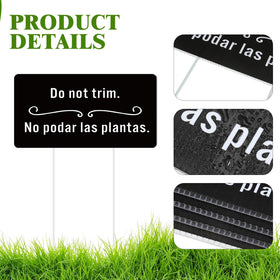 Menkxi PP garden marker resists weather and fading for outdoors.