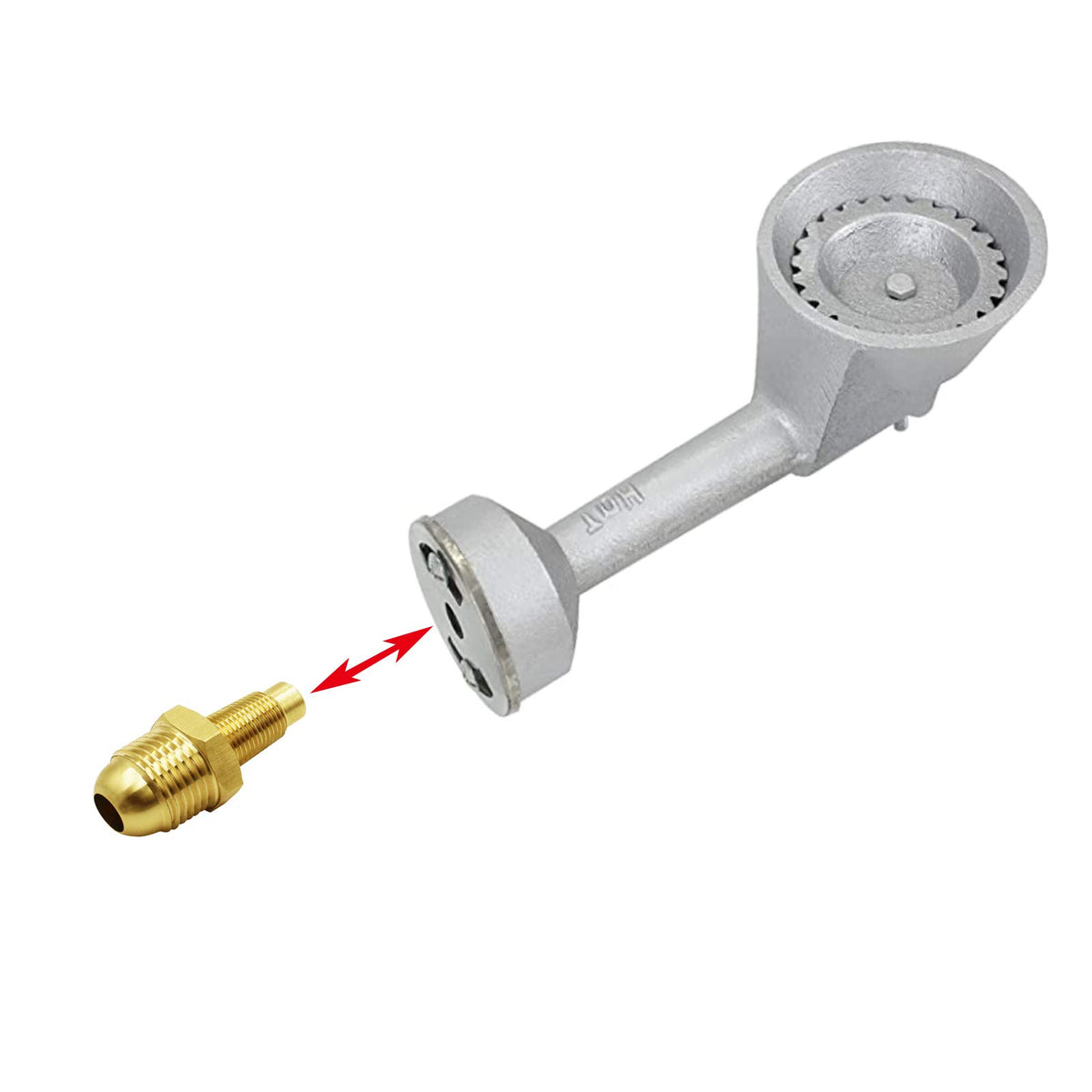 MENSI brass propane nozzle for freestanding cast iron stoves