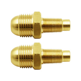 MENSI brass connector fitted to a freestanding cooking setup