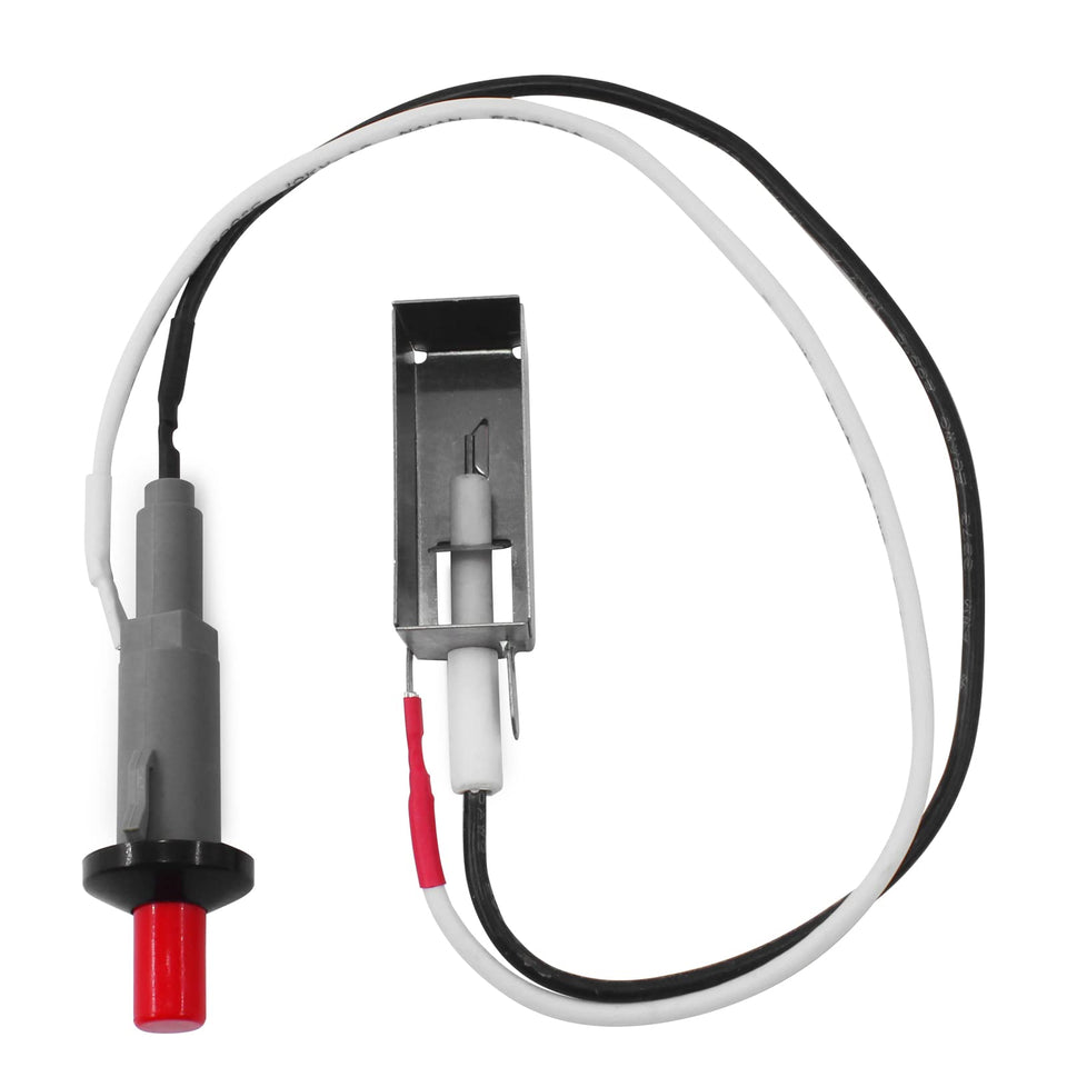 MENSI piezo igniter assembly for Weber 7510 showing ignition module for quick startup