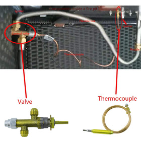 MENSI valve head with D insert for precise gas regulation