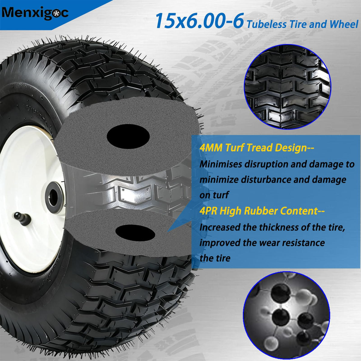 Menxigoc 3 offset hub visual highlights precise alignment for stable steering.